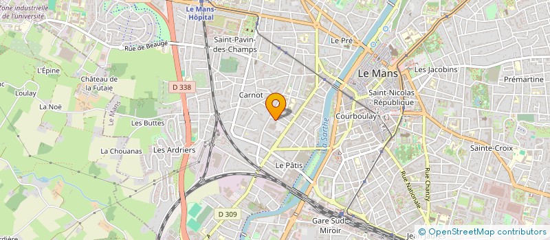 localisation de l'entreprise ASSOCIATION SARTHOISE DE SOUTIEN EDUCATIF ET FAMILIAL à LE MANS