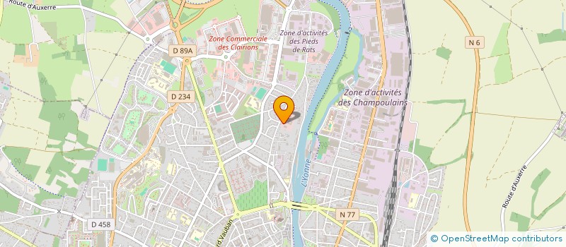 localisation de l'entreprise ASSOCIATION SAULCE-BAULCHE à AUXERRE