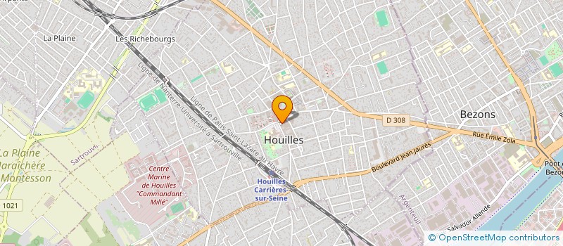 localisation de l'entreprise ASSOCIATION SAUVONS NOTRE VILLE DE BANDUNDU  HOUILLES