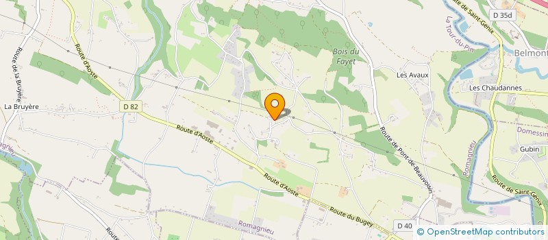 localisation de l'entreprise ASSOCIATION SAVAH  ROMAGNIEU