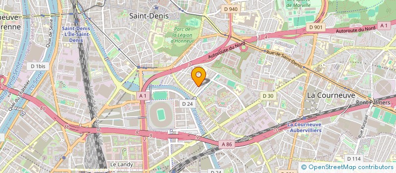 localisation de l'entreprise ASSOCIATION SAVEURS SOLIDAIRE FRANCAISE (SOSAF) à SAINT-DENIS