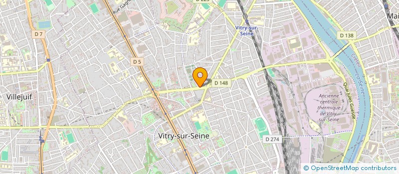 localisation de l'entreprise ASSOCIATION SAVOIR APPRENDRE à VITRY-SUR-SEINE