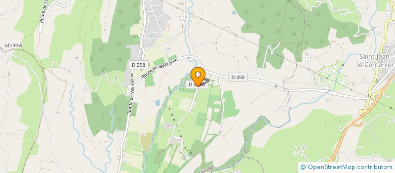 localisation de l'entreprise ASSOCIATION SAVOIRS DE TERROIRS  MIRABEL