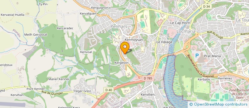 localisation de l'entreprise ASSOCIATION SAWA SAWA à QUIMPER