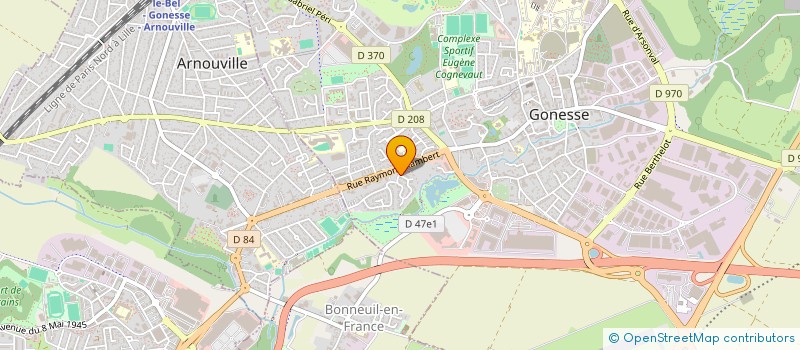 localisation de l'entreprise ASSOCIATION SAYA à GONESSE