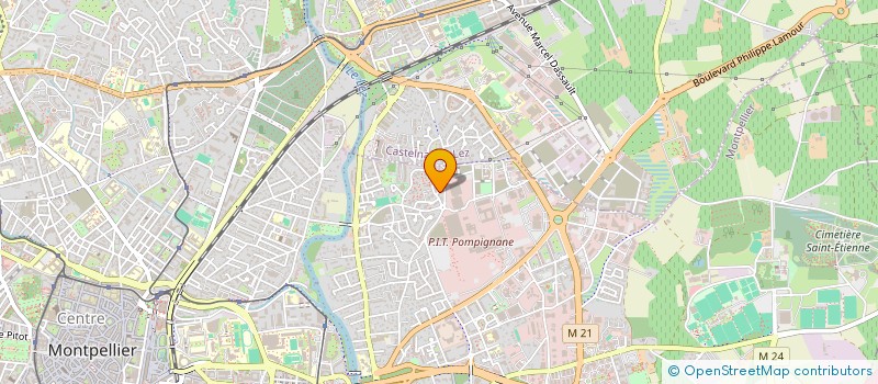 localisation de l'entreprise ASSOCIATION SCALP'ELLE DES CHIRURGIENS GYNECOLOGUES DU CHU DE MONTPELLIER à MONTPELLIER