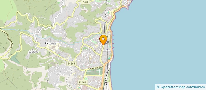 localisation de l'entreprise ASSOCIATION SCEN'ARTE à BASTIA
