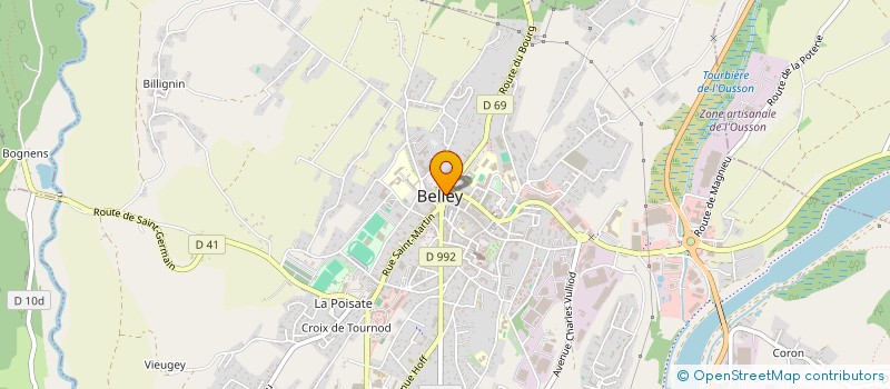 localisation de l'entreprise ASSOCIATION SCENE LIBRE à BELLEY