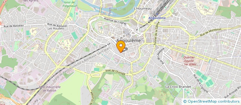 localisation de l'entreprise ASSOCIATION SCENOS PARATOUT à ANGOULEME
