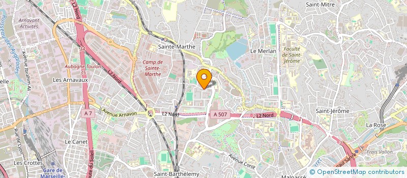 localisation de l'entreprise ASSOCIATION SCHEBBA à MARSEILLE