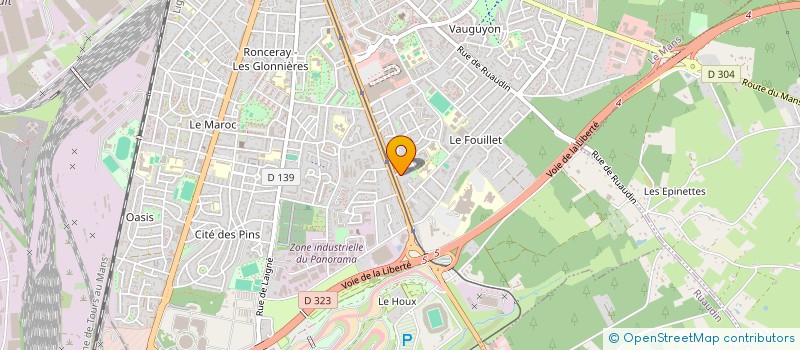 localisation de l'entreprise ASSOCIATION SCHERZANDO  LE MANS