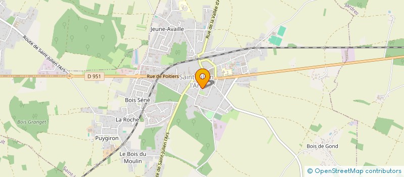 localisation de l'entreprise ASSOCIATION SCIENCE EN MOUVEMENT  SAINT-JULIEN-L'ARS