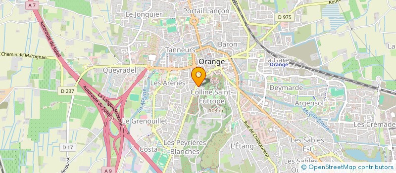 localisation de l'entreprise ASSOCIATION SCIENCE FICTION ORANGE 84 à ORANGE