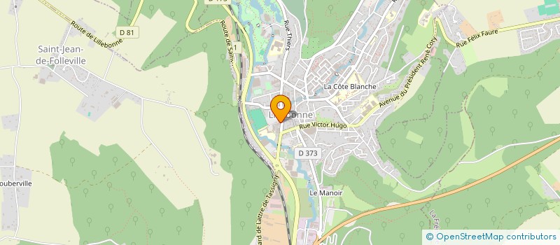 localisation de l'entreprise ASSOCIATION SCOLAIRE ALBERT GLATIGNY à LILLEBONNE