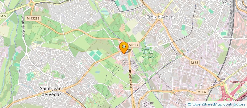 localisation de l'entreprise ASSOCIATION SCOLAIRE CHRETIENNE  SAINT-JEAN-DE-VEDAS