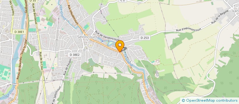 localisation de l'entreprise ASSOCIATION SCOLAIRE ECOLE PUBLIQUE MIXTE DE BERNE SELONCOURT  SELONCOURT