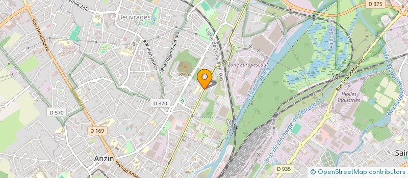 localisation de l'entreprise ASSOCIATION SCOLAIRE JEAN JAURES D'ANZIN  ANZIN