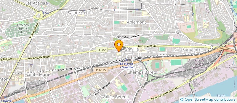 localisation de l'entreprise ASSOCIATION SCOLAIRE JEAN MARIDOR  LE HAVRE