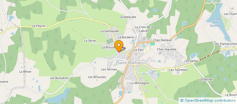 localisation de l'entreprise ASSOCIATION SCOLAIRE LE NAUZON  SAINT-MATHIEU