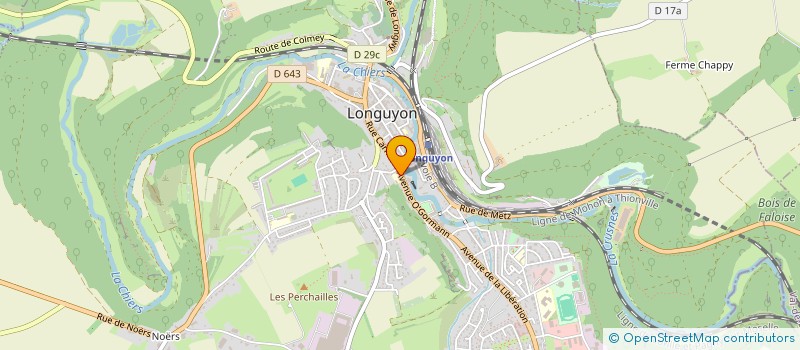 localisation de l'entreprise ASSOCIATION SCOLAIRE LOUISE MICHEL  LONGUYON