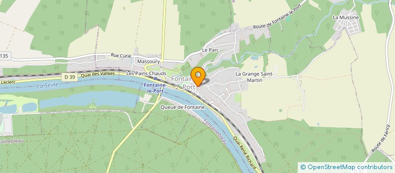 localisation de l'entreprise ASSOCIATION SCOLAIRE MADELEINE MICHELIS-ASMM  FONTAINE-LE-PORT