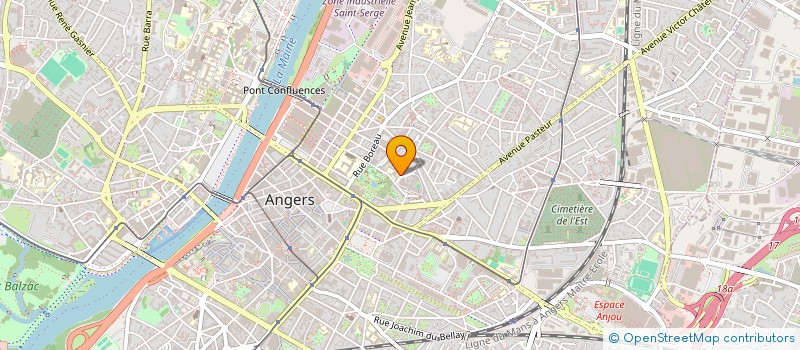 localisation de l'entreprise ASSOCIATION SCOLAIRE MARIE TALET à ANGERS