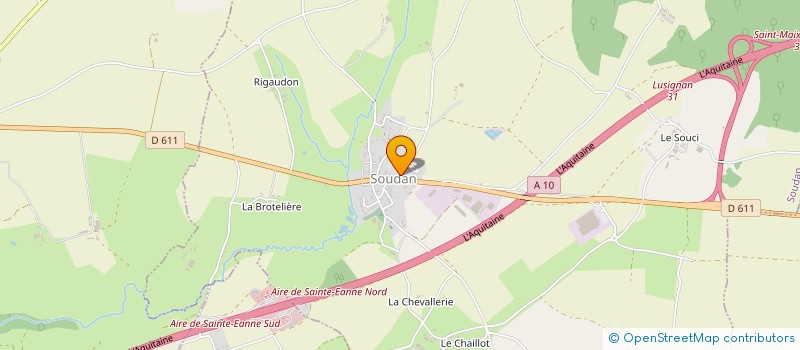 localisation de l'entreprise ASSOCIATION SCOLAIRE POUR L'EDUCATION ET LA CULTURE à SOUVIGNE