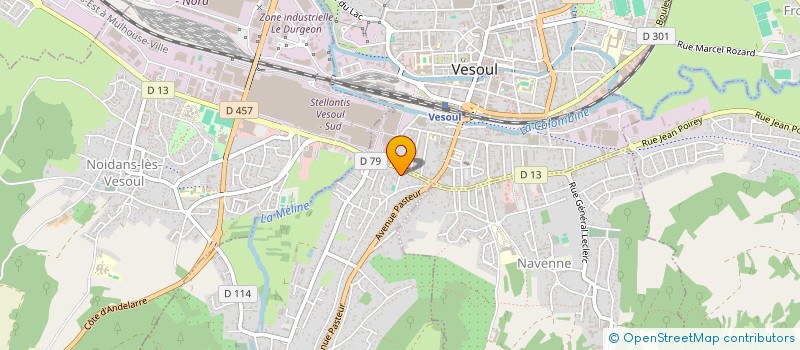 localisation de l'entreprise ASSOCIATION SCOLAIRE PUSEY  PUSEY