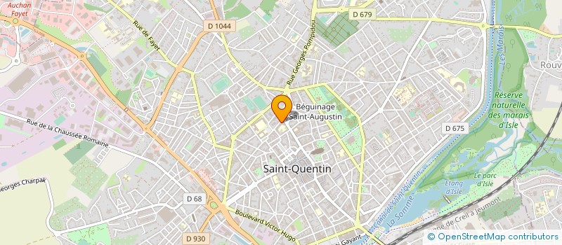 localisation de l'entreprise ASSOCIATION SCOLAIRE SAINT JEAN LA CROIX à SAINT-QUENTIN