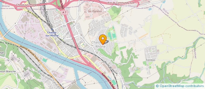 localisation de l'entreprise ASSOCIATION SCOLAIRE VICTOR HUGO MANJUSHREE VIDYAPITH NEPAL  CHASSE-SUR-RHONE