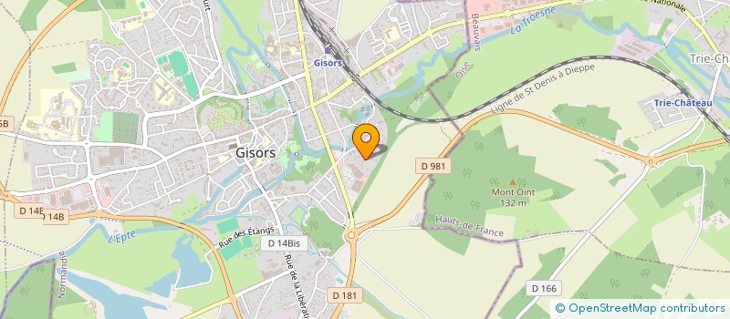 localisation de l'entreprise ASSOCIATION SCOLARIA à GISORS