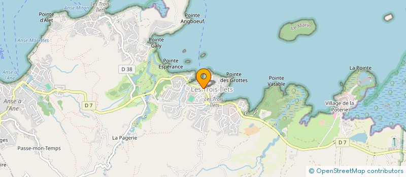 localisation de l'entreprise ASSOCIATION SCUBA LIBRE à LES TROIS-ILETS