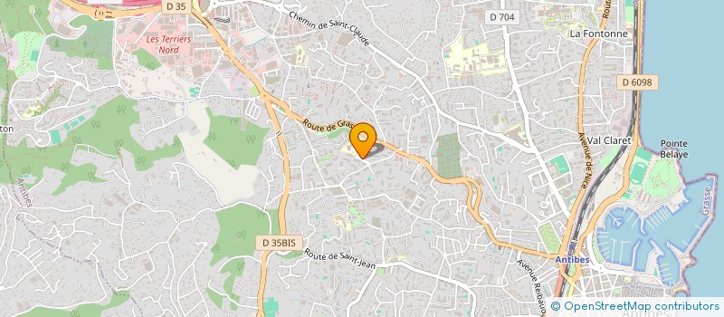 localisation de l'entreprise ASSOCIATION SCULPTURE ET PEINTURE D'ANTI  ANTIBES