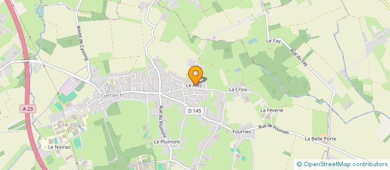 localisation de l'entreprise ASSOCIATION SDA  GENECH