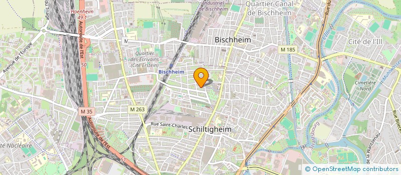 localisation de l'entreprise ASSOCIATION SECOND SOUFFLE  SCHILTIGHEIM