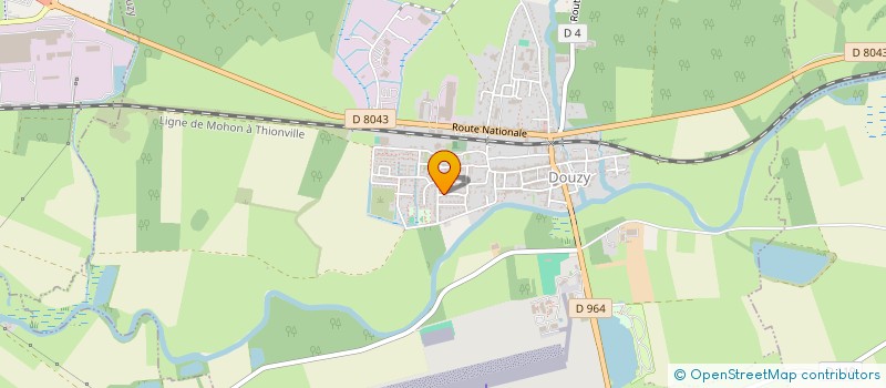 localisation de l'entreprise ASSOCIATION SECOND SOUFFLE  DOUZY