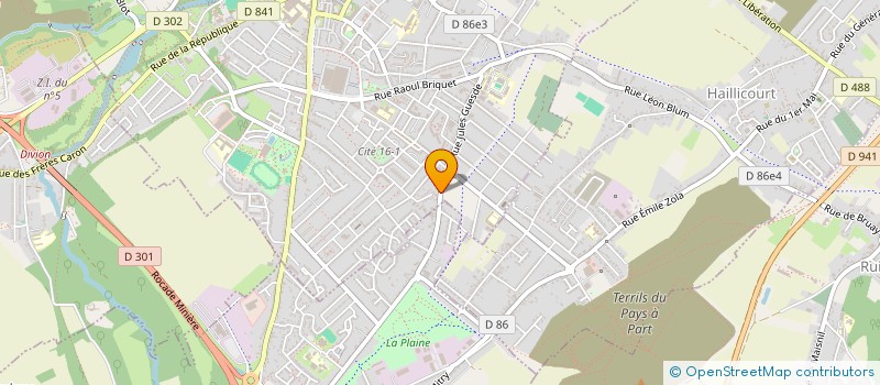 localisation de l'entreprise ASSOCIATION SECOND SOUFFLE DU BRUAYSIS à BRUAY-LA-BUISSIERE