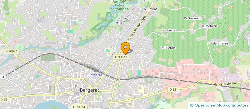 localisation de l'entreprise ASSOCIATION SECONDE CHANCE 24 à BERGERAC