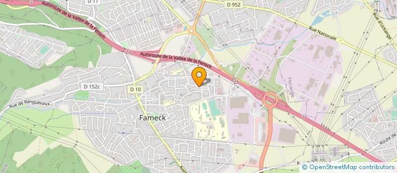 localisation de l'entreprise ASSOCIATION SECOURISTES DE FAMECK  FAMECK