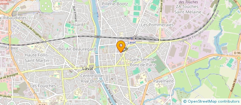 localisation de l'entreprise ASSOCIATION SECOURISTES LP FT à LAVAL