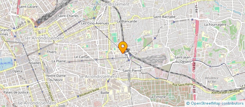 localisation de l'entreprise ASSOCIATION SECOURS BENEVOLE à MARSEILLE