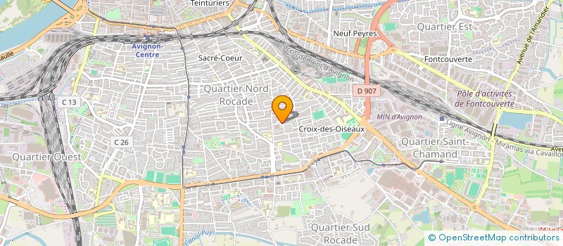 localisation de l'entreprise ASSOCIATION SECOURS ET DEVELOPPEMENT BOUHAJAR à AVIGNON