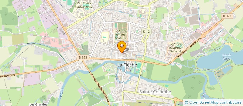 localisation de l'entreprise ASSOCIATION 'SECOURS POPULAIRE FRANCAIS - COMITE DE LA FLECHE' à LA FLECHE