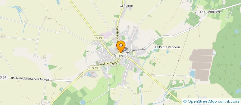 localisation de l'entreprise ASSOCIATION SECTEUR PASTORAL à LEGE