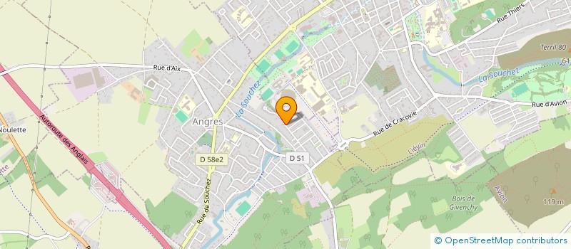 localisation de l'entreprise ASSOCIATION SECURITE PLONGEE à ANGRES