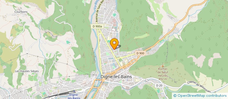 localisation de l'entreprise ASSOCIATION SECURITE SOCIALE SPORTIVE DES ORGANISMES SOCIAUX  DES ALPES-DE-HAUTE-PROVENCE  DIGNE-LES-BAINS