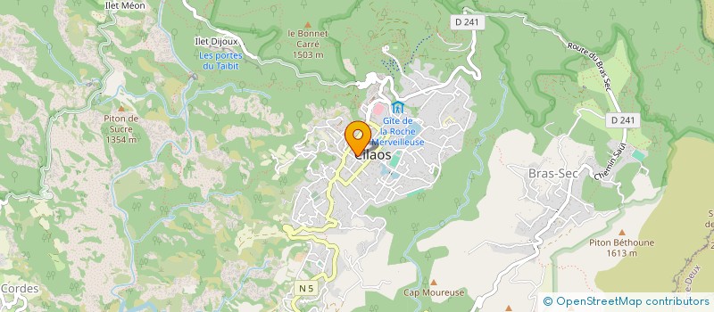 localisation de l'entreprise ASSOCIATION SECURITE VOLCAN  CILAOS