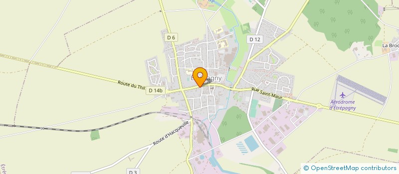 localisation de l'entreprise ASSOCIATION SEINE ANDELLE EPTE 92  ETREPAGNY