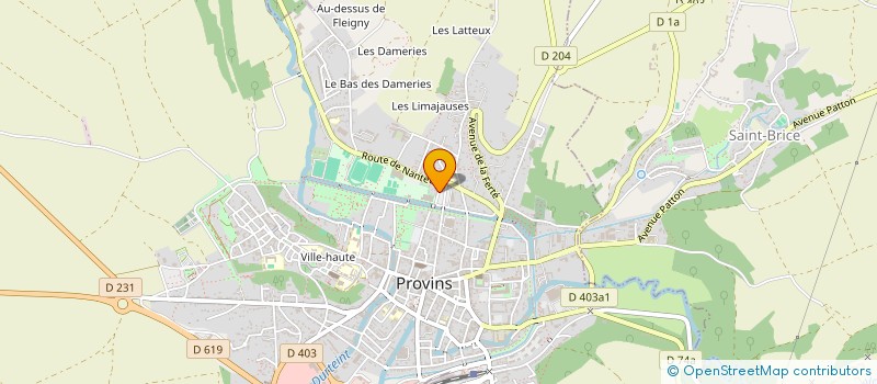 localisation de l'entreprise ASSOCIATION SEINE ET MARNAISE DE JEET KUNE DO KALI  PROVINS