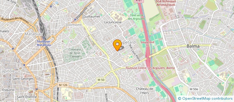localisation de l'entreprise ASSOCIATION SEJOUR SPORT NATURE à TOULOUSE